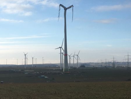 Beschädigte Anlage in Borchen-Etteln  Bildnachweis: Kreis Paderborn